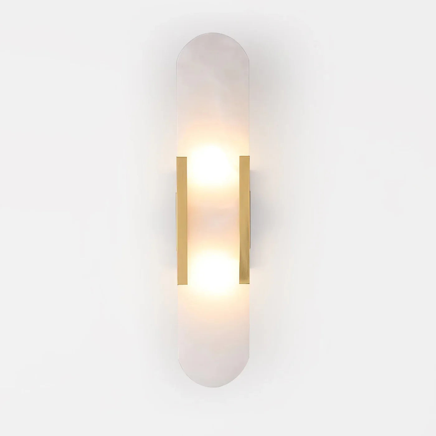 Modern Marble Wall Sconce with Gold Details – Luxury Lighting