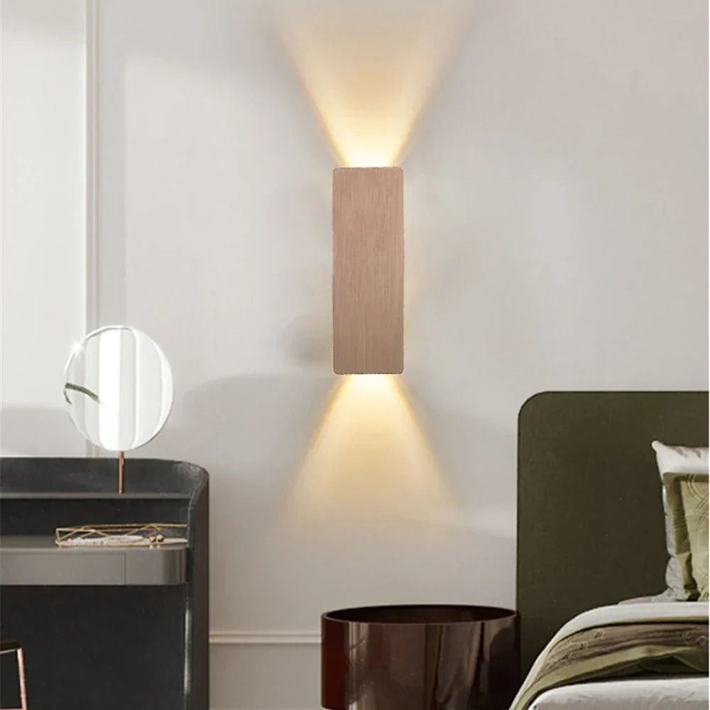 Modern LED Wall Sconce in Various Colors – Up/Down Light