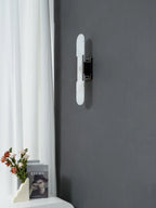 Modern Marble Wall Sconce with Gold Details – Luxury Lighting