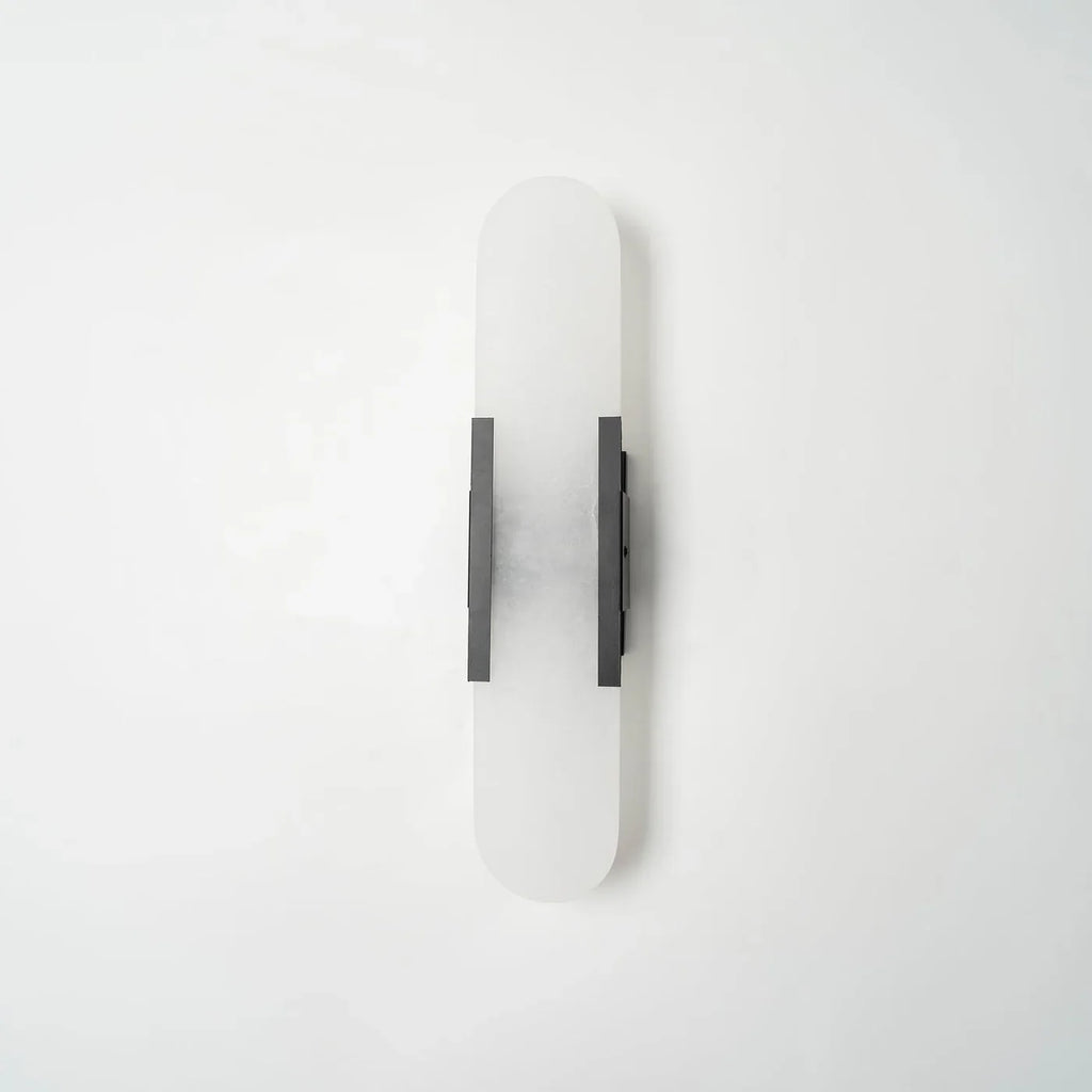 Modern Marble Wall Sconce with Gold Details – Luxury Lighting