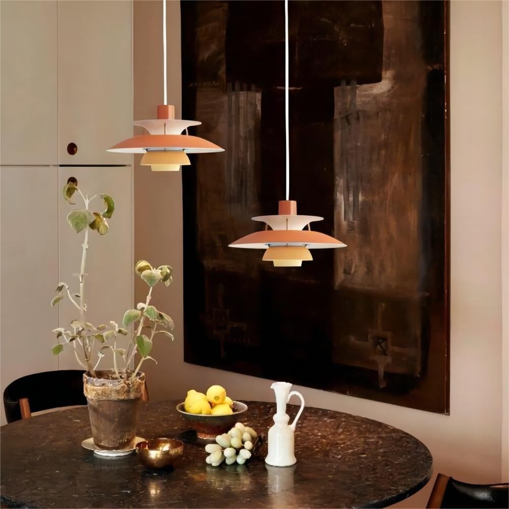 Jojo Suspension Macaron with Lampshade. 15 Colors