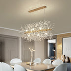 Kristy Pendant Light Hanging Lamp Gold Dining/Living Room Modern Design LED