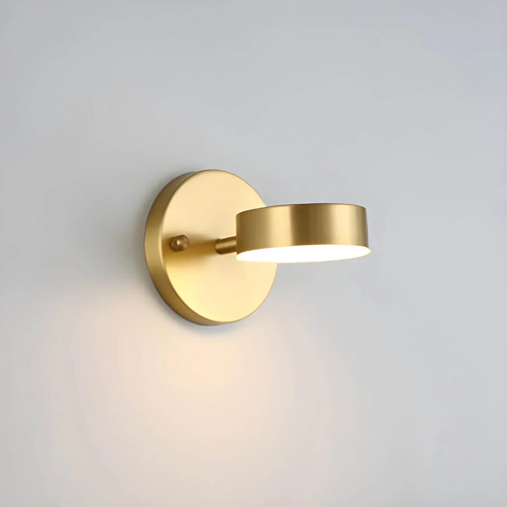 Modern LED Wall Sconce in Gold Finish – Elegance and Functionality