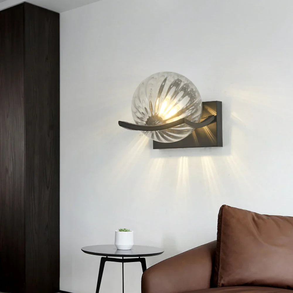 Modern Sphere Wall Sconce – Elegant Wall Lamp