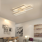 Arisha Rectangular Flush Mount Ceiling Light, 2 Colors