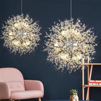 Kristy Pendant Light Hanging Lamp Gold Dining/Living Room Modern Design LED