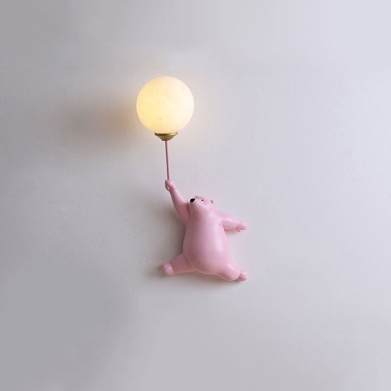 Bear Balloon Wall Reading Lamp