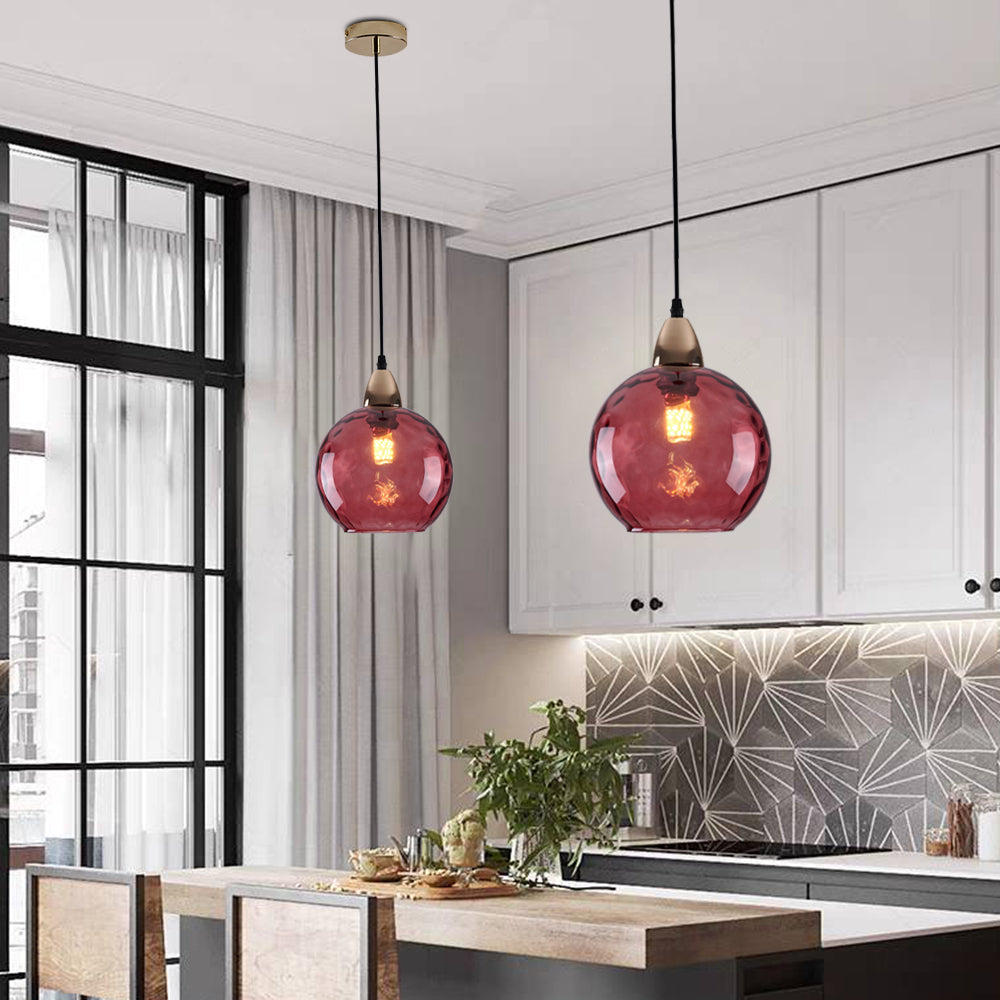 Water Ripple Glass Pendant Lights