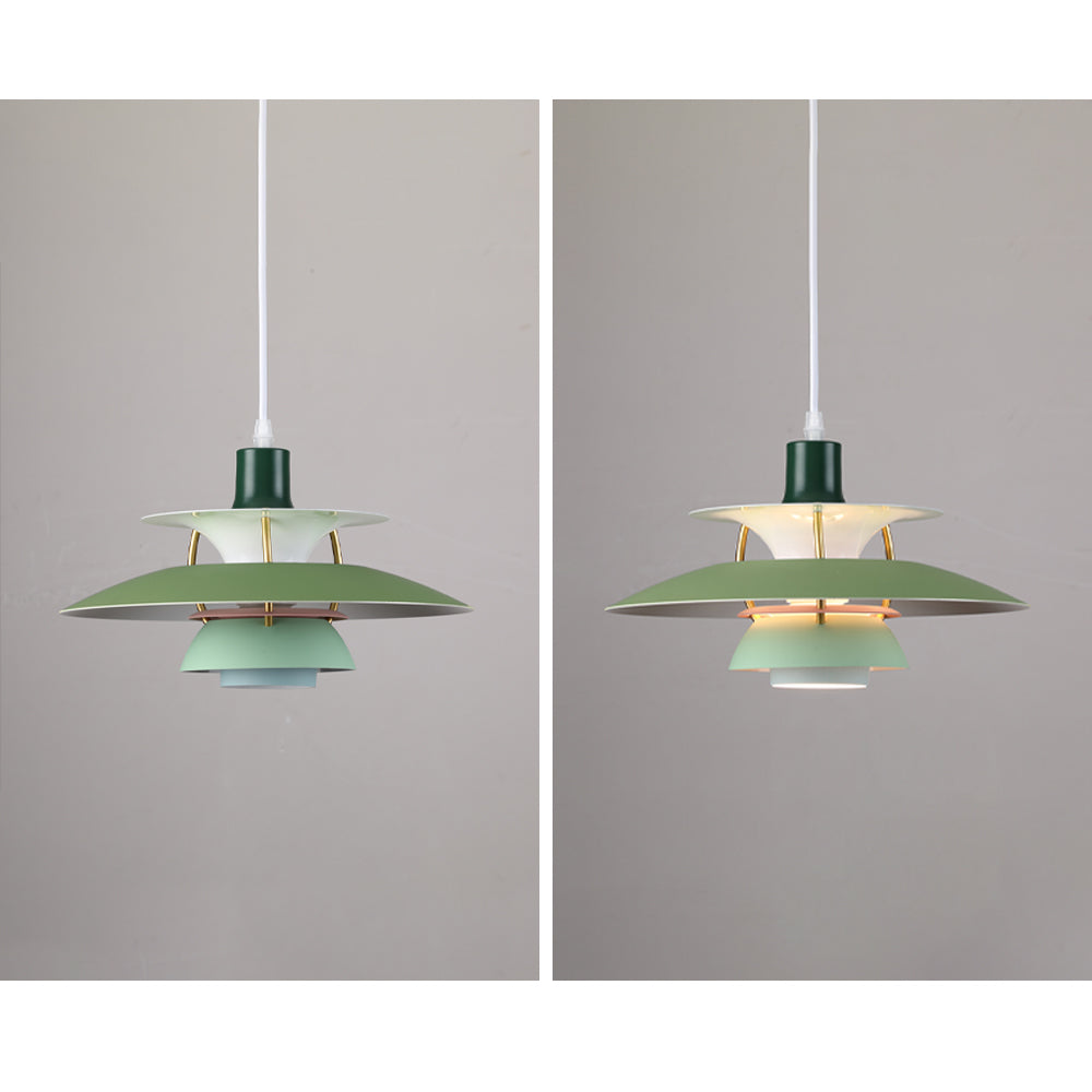 Aria Macaron Shade Pendant Light, 15 Colors