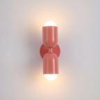 Modern Metal Cylinder LED Wall Sconce 2-Light