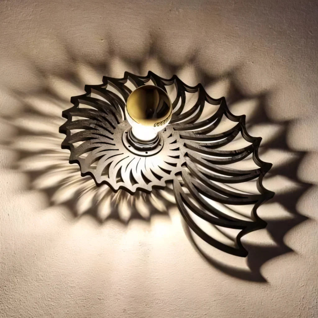 Aegir Nautilus Design Decorative LED Wall Lamp