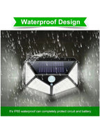MULTIFUNCTIONAL SOLAR LAMP - WATERPROOF LED GARDEN LIGHT WITH MOTION SENSOR