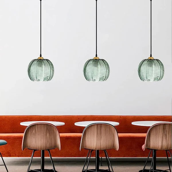 Glass Pendant Lamp in the Shape of a Sphere