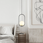 Claudine Bent Brass Pendant Lamp