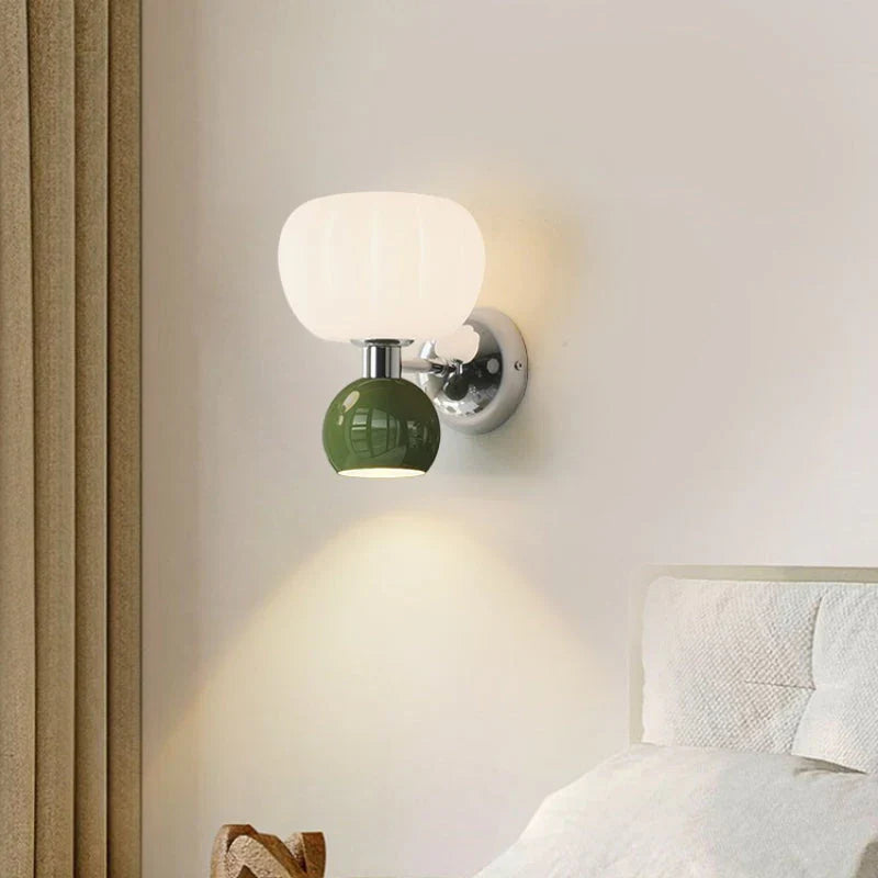 Wall Lamp with Spherical Shade – Modern Simplicity