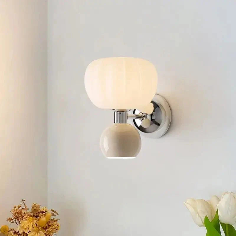 Wall Lamp with Spherical Shade – Modern Simplicity