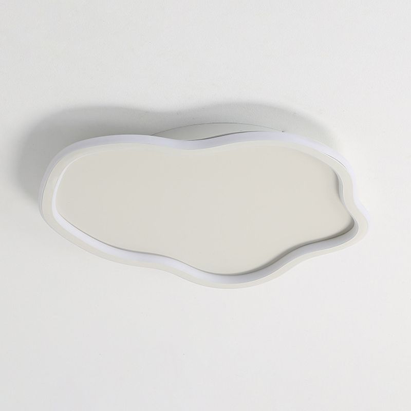 Ilyan Modern Cloud Ceiling Light. Metal/Acrylic. Black/White. Living Room