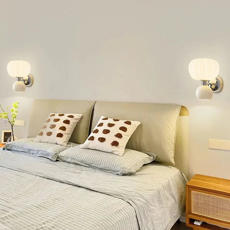 Wall Lamp with Spherical Shade – Modern Simplicity