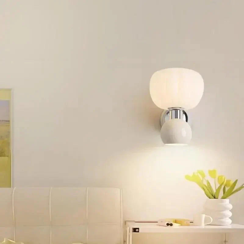 Wall Lamp with Spherical Shade – Modern Simplicity