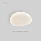 Sayu Modern Pebble Ceiling Light White. Living Room