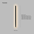 Orral Outdoor Wall Lamp Linear Oval