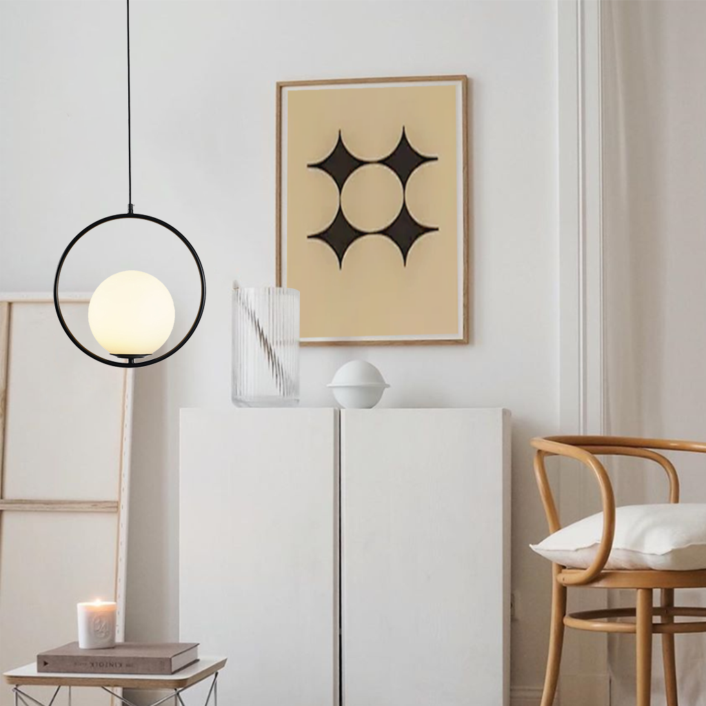 Claudine Bent Brass Pendant Lamp