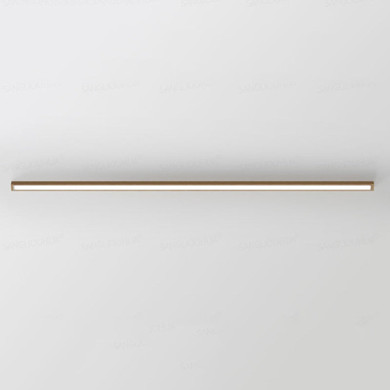 Arisha Modern Linear LED Ceiling Light Wood Bedroom/Living Room