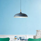Aria Modern Pendant Light Dome Macaron Dining Room