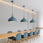 Modern pendant lamp with a rounded shape