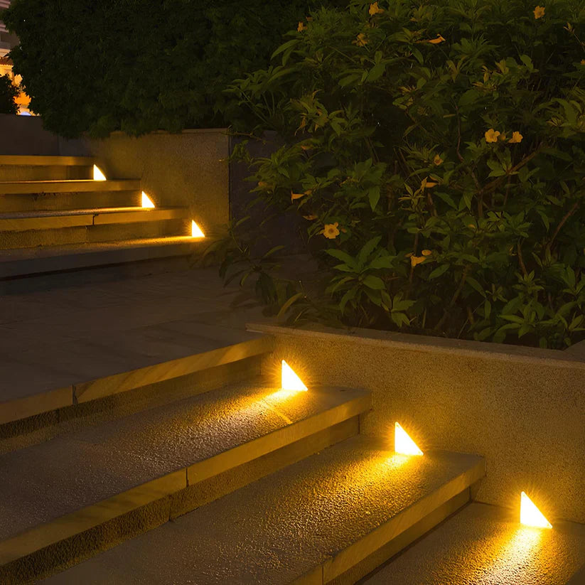Solar LED Lamp Set for Stair and Garden Lighting