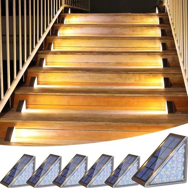 Solar LED Lamp Set for Stair and Garden Lighting