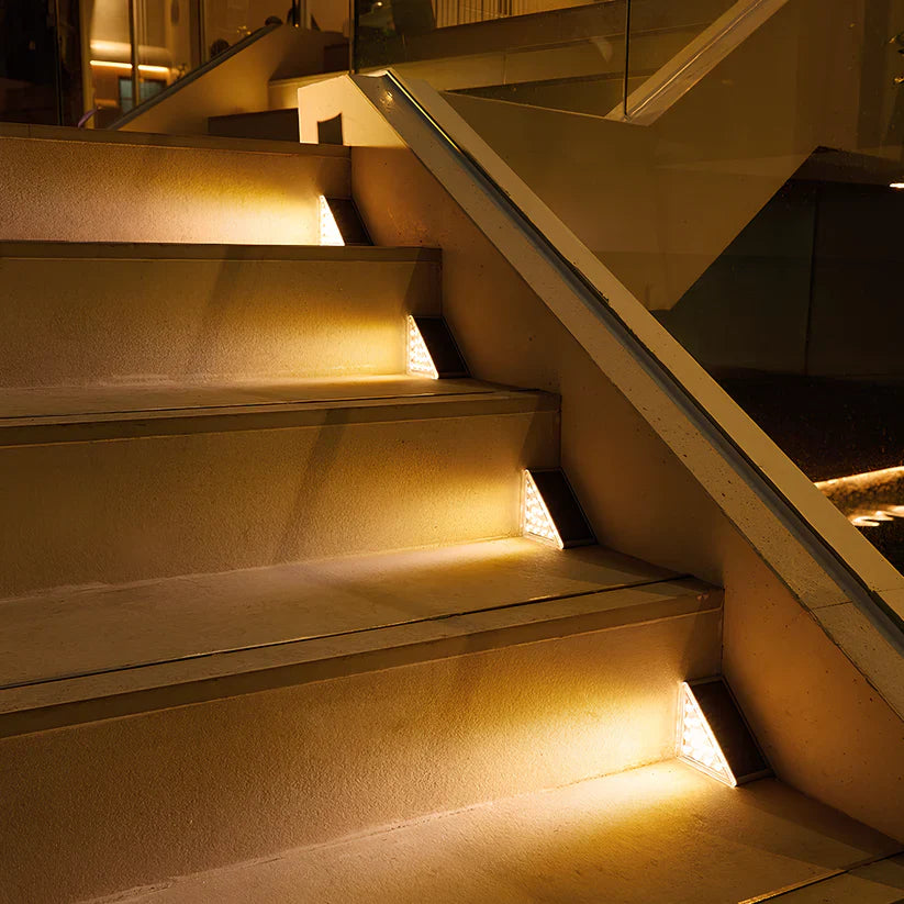 Solar LED Lamp Set for Stair and Garden Lighting
