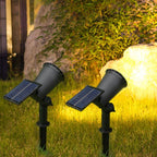 Solar Spotlight LED Garden Lamp with Twilight Sensor