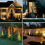 Solar Spotlight LED Garden Lamp with Twilight Sensor
