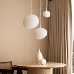 Boden White Pebble Pendant Light