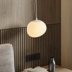 Boden White Pebble Pendant Light