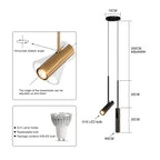 Nysaia - Modern LED Pendant Light Bedroom