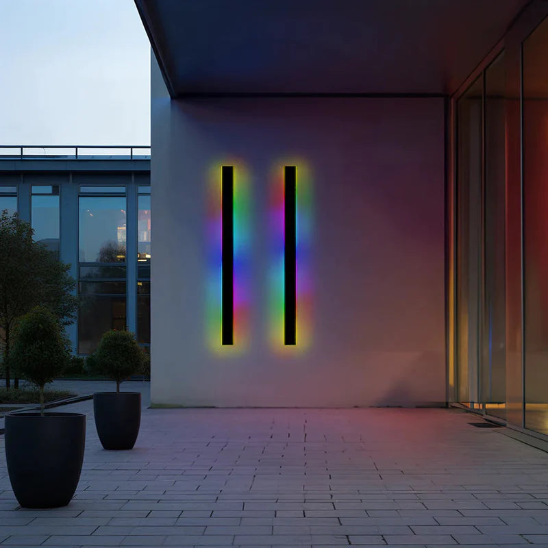 Elune Outdoor LED Wall Sconce Waterproof Minimalist Metal