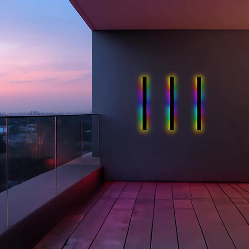 Elune Outdoor LED Wall Sconce Waterproof Minimalist Metal