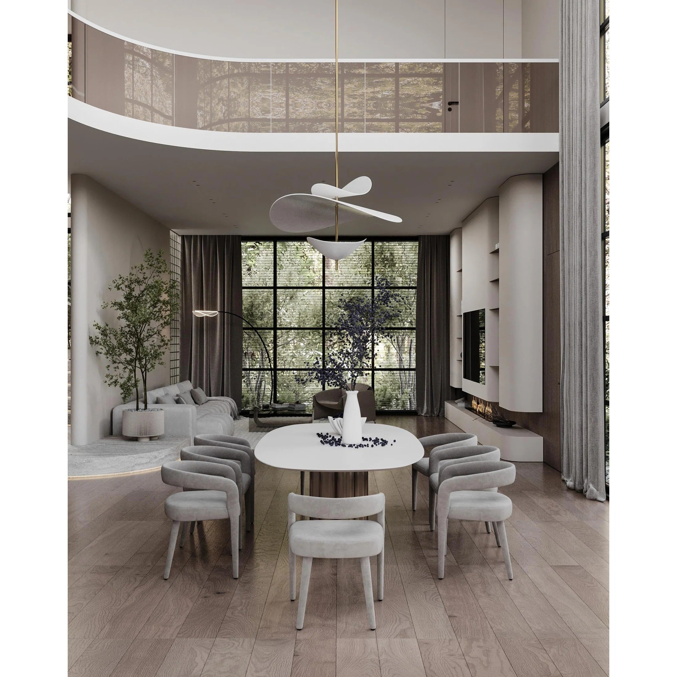 Unorara Floating Metal Pendant Lamp Nordic Premium