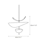 Unorara Floating Metal Pendant Lamp Nordic Premium