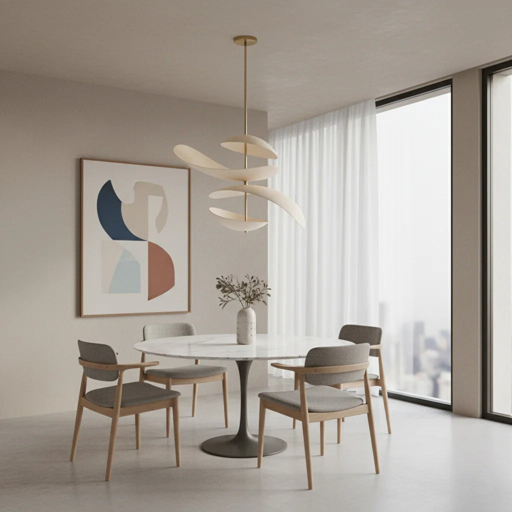 Unorara Floating Metal Pendant Lamp Nordic Premium