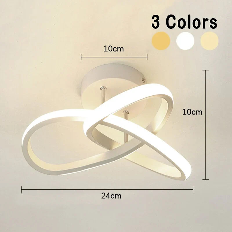Modern LED Ceiling Lamp Chandelier – Geometric Fixture in Modern Style