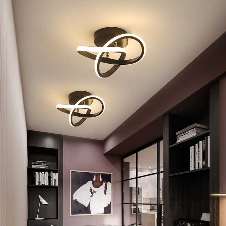 Modern LED Ceiling Lamp Chandelier – Geometric Fixture in Modern Style