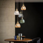 Japanese Glass Flower Pendant 1-Light