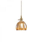 Japanese Glass Flower Pendant 1-Light