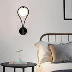 Modern wall lamp LED with a spherical shade