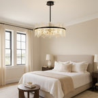 Terri Crystal Black Chandelier