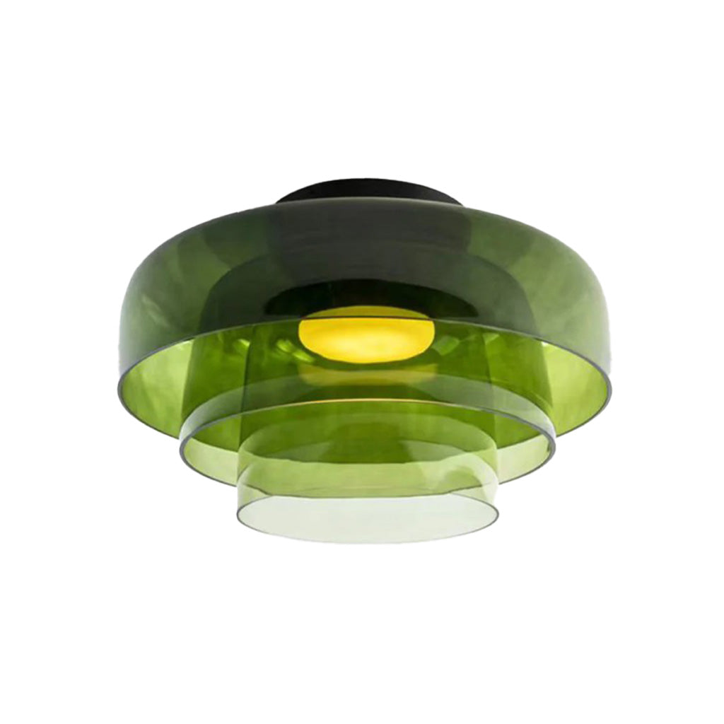 Asbille Multi-Layer Disc Glass Ceiling Light