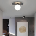 Alura - Golden LED Ceiling Light with Timeless Globe Design